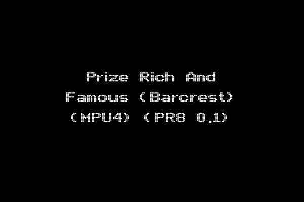 Prize Rich And Famous (Barcrest) (MPU4) (PR8 0.1)