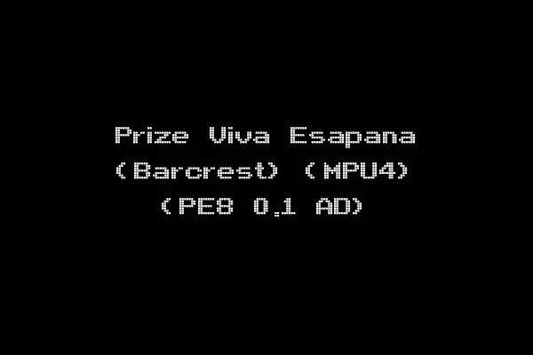 Prize Viva Esapana (Barcrest) (MPU4) (PE8 0.1 AD)