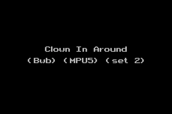 Clown In Around (Bwb) (MPU5) (set 2)