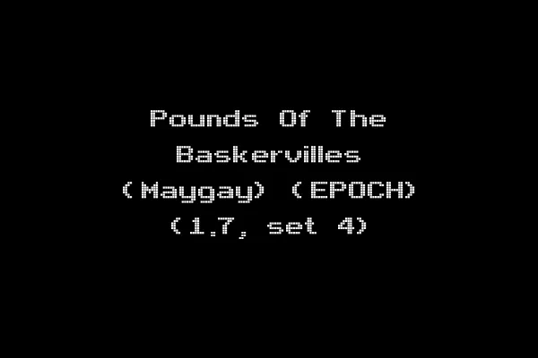 Pounds Of The Baskervilles (Maygay) (EPOCH) (1.7, set 4)