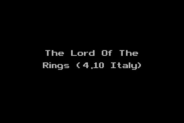 The Lord Of The Rings (4.10 Italy)