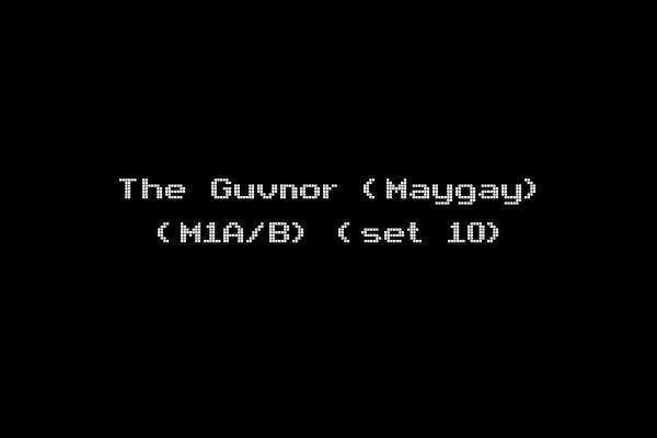 The Guvnor (Maygay) (M1A/B) (set 10)