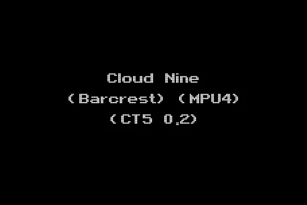 Cloud Nine (Barcrest) (MPU4) (CT5 0.2)