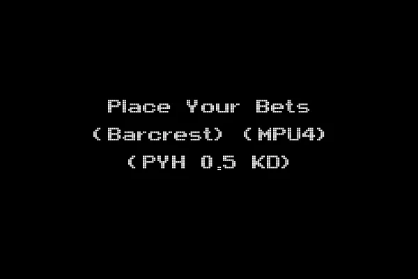 Place Your Bets (Barcrest) (MPU4) (PYH 0.5 KD)