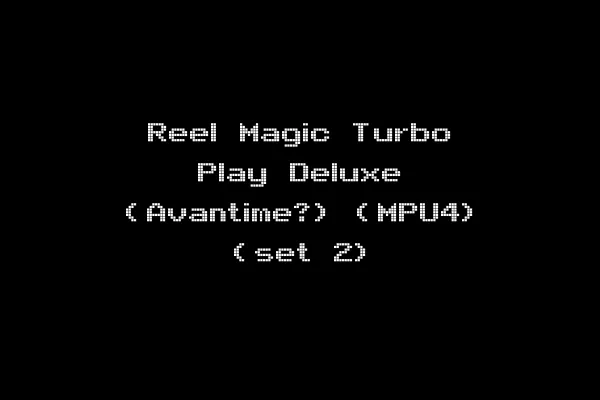 Reel Magic Turbo Play Deluxe (Avantime?) (MPU4) (set 2)