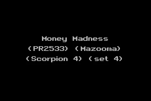 Money Madness (PR2533) (Mazooma) (Scorpion 4) (set 4)