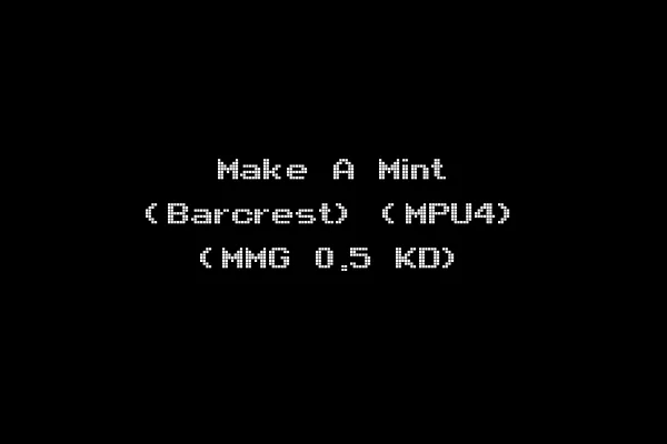 Make A Mint (Barcrest) (MPU4) (MMG 0.5 KD)