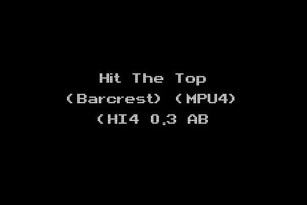 Hit The Top (Barcrest) (MPU4) (HI4 0.3 AB