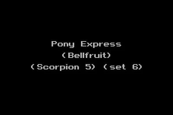Pony Express (Bellfruit) (Scorpion 5) (set 6)