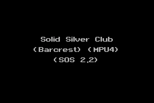 Solid Silver Club (Barcrest) (MPU4) (SOS 2.2)