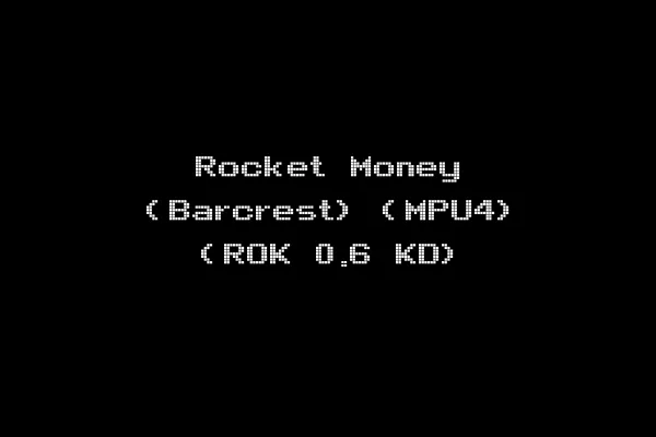 Rocket Money (Barcrest) (MPU4) (ROK 0.6 KD)