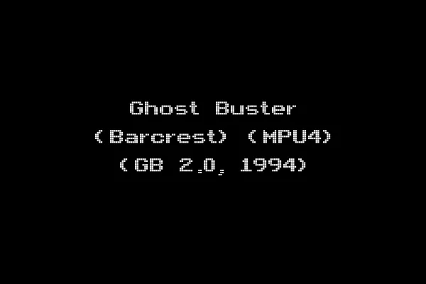 Ghost Buster (Barcrest) (MPU4) (GB 2.0, 1994)