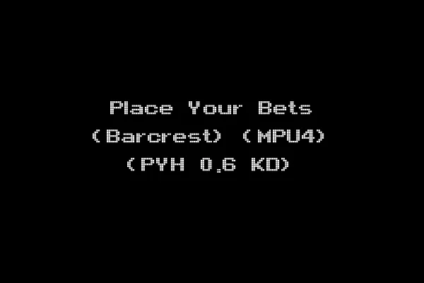 Place Your Bets (Barcrest) (MPU4) (PYH 0.6 KD)
