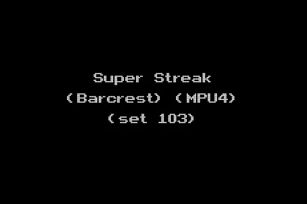 Super Streak (Barcrest) (MPU4) (set 103)