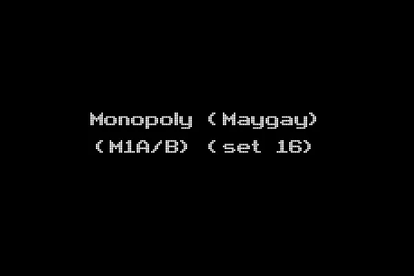 Monopoly (Maygay) (M1A/B) (set 16)