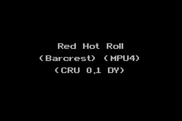 Red Hot Roll (Barcrest) (MPU4) (CRU 0.1 DY)
