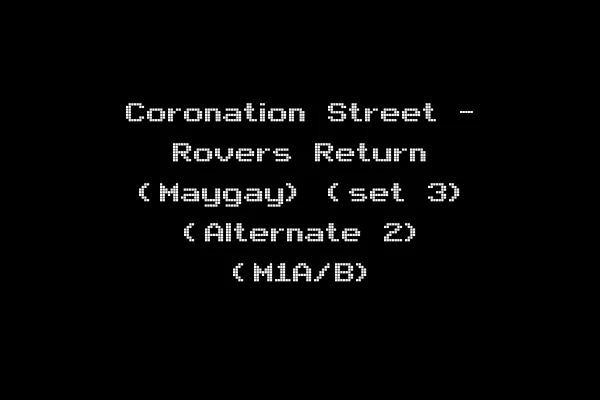 Coronation Street - Rovers Return (Maygay) (set 3) (Alternate 2) (M1A/B)