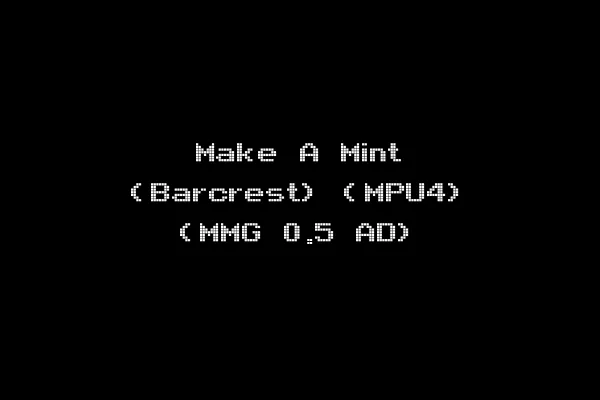 Make A Mint (Barcrest) (MPU4) (MMG 0.5 AD)