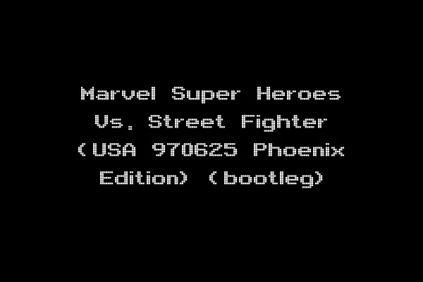 Marvel Super Heroes Vs. Street Fighter (USA 970625 Phoenix Edition) (bootleg)