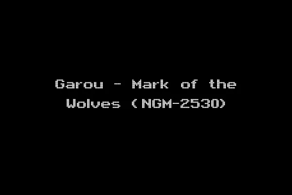 Garou - Mark of the Wolves (NGM-2530)