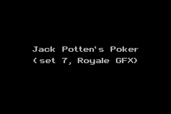 Jack Potten's Poker (set 7, Royale GFX)
