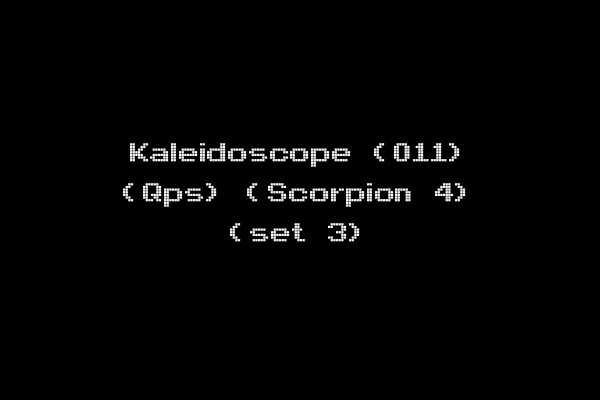 Kaleidoscope (011) (Qps) (Scorpion 4) (set 3)