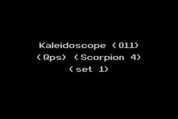 Kaleidoscope (011) (Qps) (Scorpion 4) (set 1)