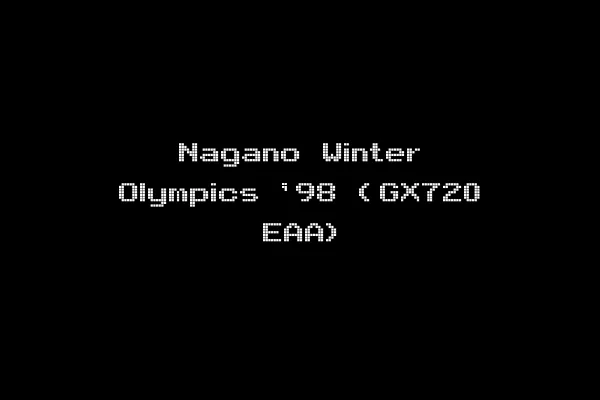 Nagano Winter Olympics '98 (GX720 EAA)