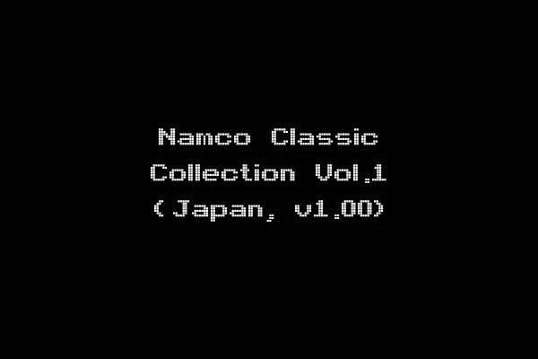 Namco Classic Collection Vol.1 (Japan, v1.00)