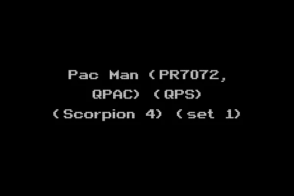 Pac Man (PR7072, QPAC) (QPS) (Scorpion 4) (set 1)