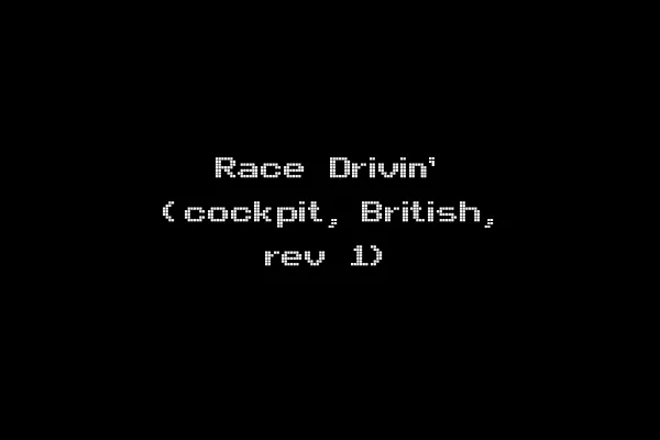 Race Drivin' (cockpit, British, rev 1)
