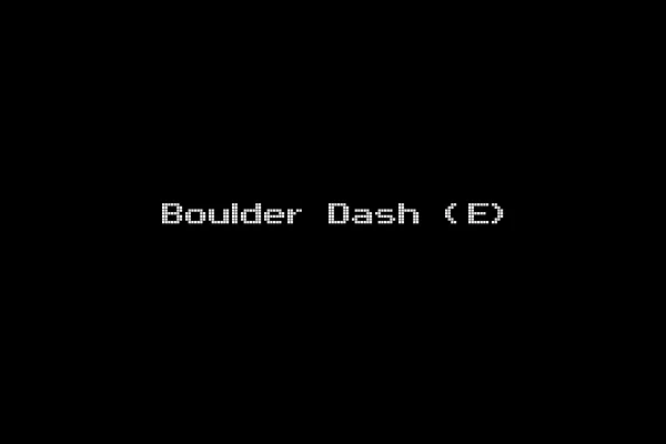 Boulder Dash (E)
