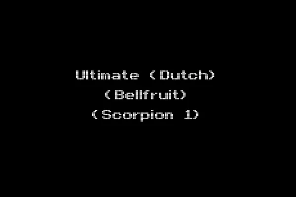 Ultimate (Dutch) (Bellfruit) (Scorpion 1)