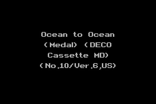 Ocean to Ocean (Medal) (DECO Cassette MD) (No.10/Ver.6,US)