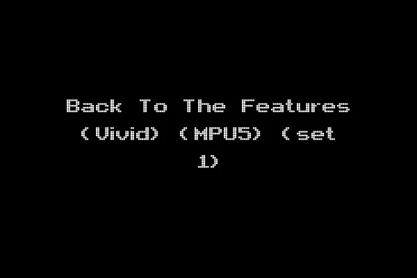 Back To The Features (Vivid) (MPU5) (set 1)
