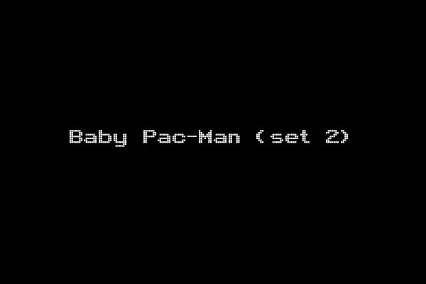 Baby Pac-Man (set 2)