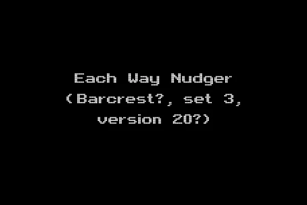 Each Way Nudger (Barcrest?, set 3, version 20?)