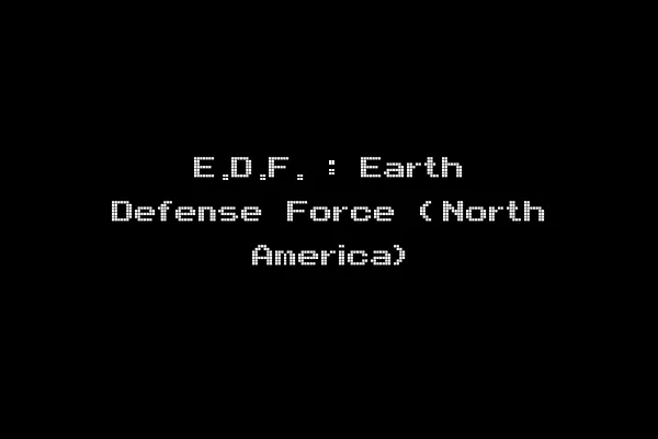 E.D.F. : Earth Defense Force (North America)