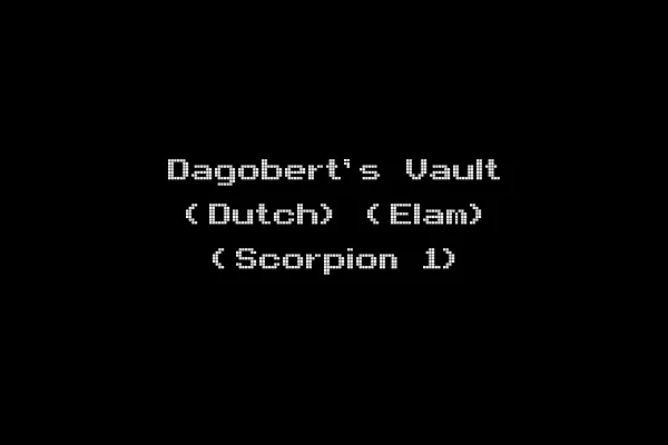 Dagobert's Vault (Dutch) (Elam) (Scorpion 1)