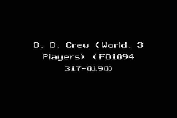 D. D. Crew (World, 3 Players) (FD1094 317-0190)