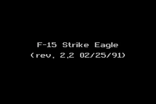 F-15 Strike Eagle (rev. 2.2 02/25/91)