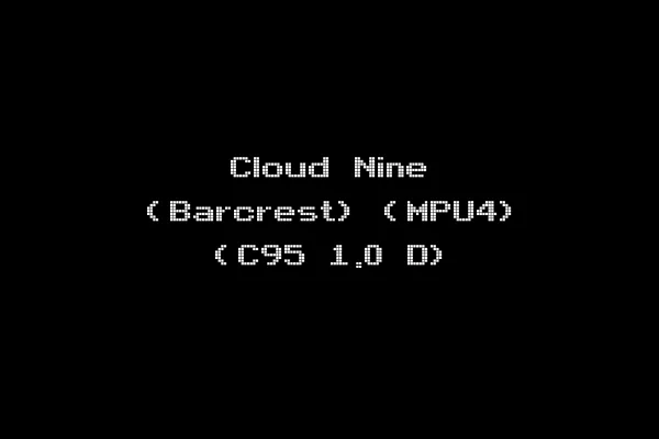 Cloud Nine (Barcrest) (MPU4) (C95 1.0 D)