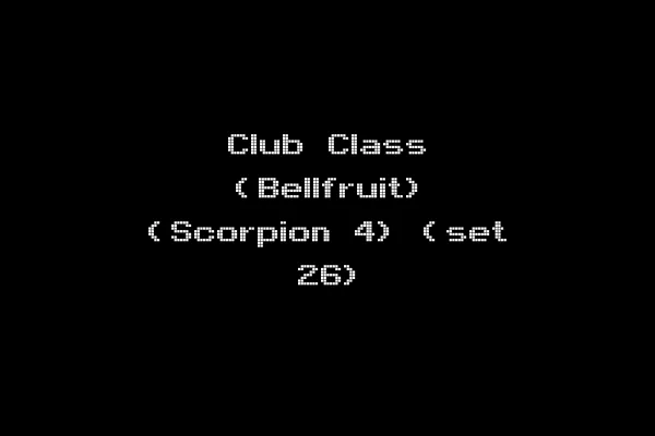 Club Class (Bellfruit) (Scorpion 4) (set 26)