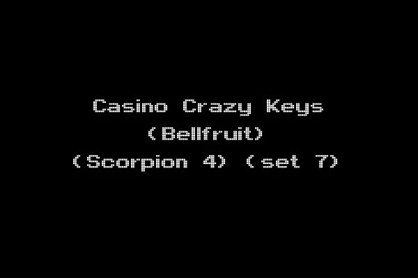 Casino Crazy Keys (Bellfruit) (Scorpion 4) (set 7)