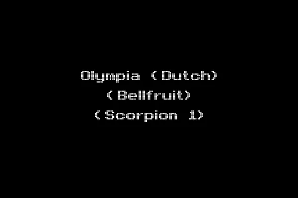 Olympia (Dutch) (Bellfruit) (Scorpion 1)