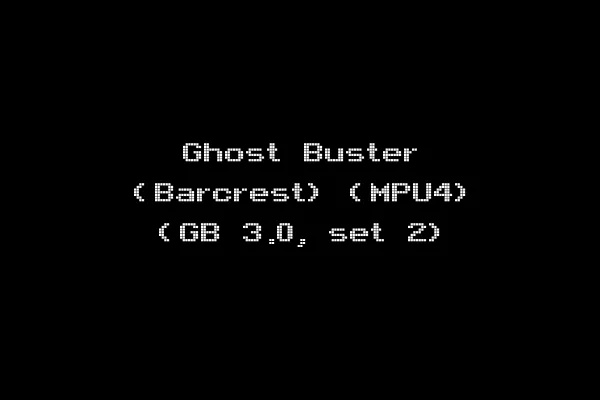 Ghost Buster (Barcrest) (MPU4) (GB 3.0, set 2)