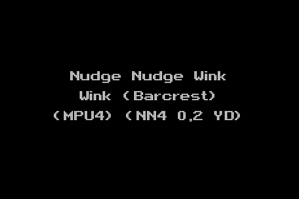 Nudge Nudge Wink Wink (Barcrest) (MPU4) (NN4 0.2 YD)
