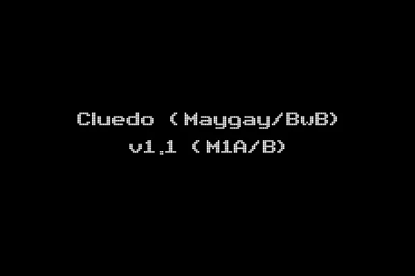 Cluedo (Maygay/BwB) v1.1 (M1A/B)