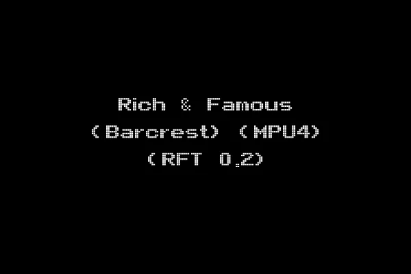 Rich & Famous (Barcrest) (MPU4) (RFT 0.2)