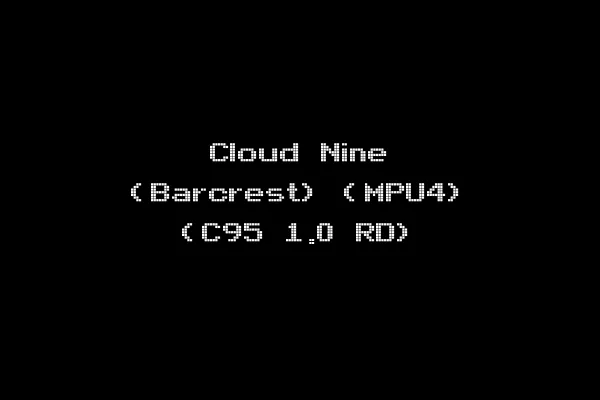 Cloud Nine (Barcrest) (MPU4) (C95 1.0 RD)